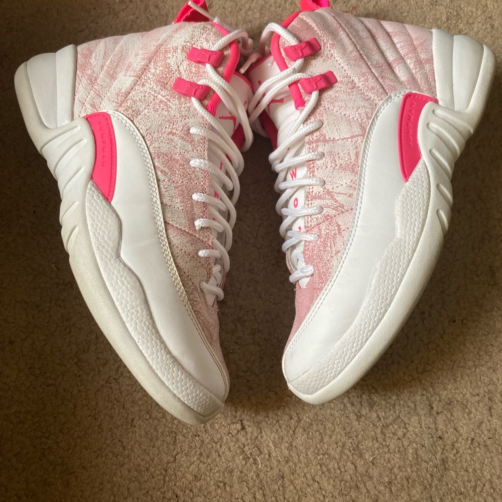 Jordan Kids Sneakers Pink and White